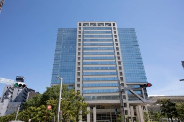 Modern şehir manzarası arka plan görüntüsü, şehir konsepti 