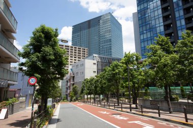 Modern şehir manzarası arka plan görüntüsü, şehir konsepti 