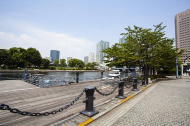 Modern şehir manzarası arka plan görüntüsü, şehir konsepti 