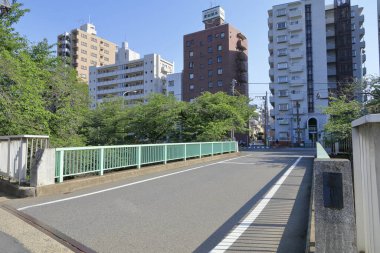 Şehir manzarası arka plan görüntüsü, şehir konsepti 