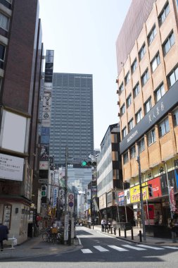 Modern şehir manzarası arka plan görüntüsü, şehir konsepti 