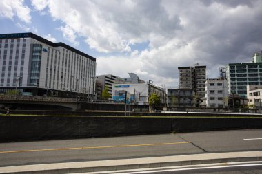 Şehir manzarası arka plan görüntüsü, şehir konsepti 