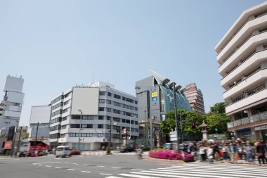 Modern şehir arka plan görüntüsü, şehir manzarası konsepti