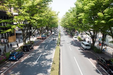 Modern şehir arka plan görüntüsü, şehir manzarası konsepti