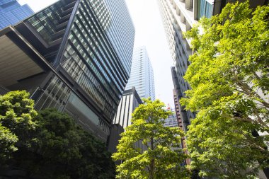 Japonya 'daki modern yüksek binalar
