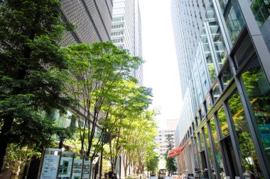 Japonya 'daki modern yüksek binalar