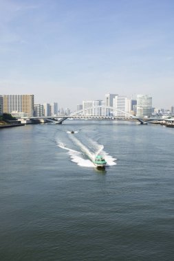 Modern şehir manzarası arka plan görüntüsü, şehir konsepti 