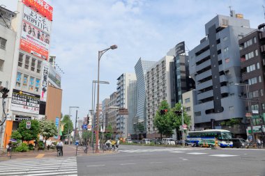 Şehir manzarası arka plan görüntüsü, şehir konsepti 