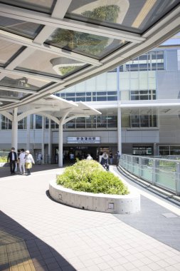 Modern şehir manzarası arka plan görüntüsü, şehir konsepti 