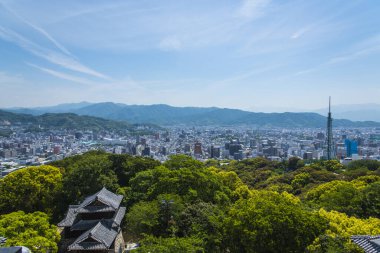 Modern şehir manzarası arka plan görüntüsü, şehir konsepti 