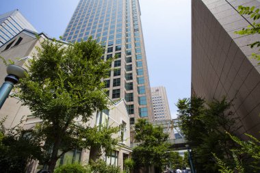 Japonya 'daki modern yüksek binalar