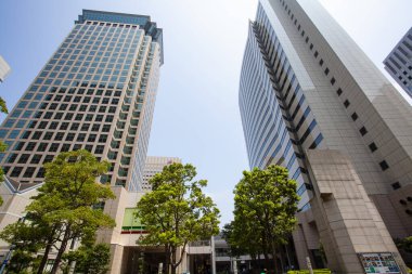 Japonya 'daki modern yüksek binalar