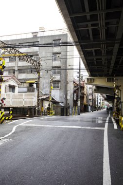 Asya 'nın yerleşim bölgesinin sokak manzarası