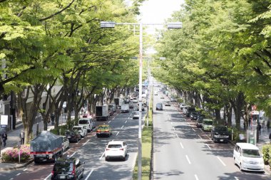 Modern şehir arka plan görüntüsü, şehir manzarası konsepti