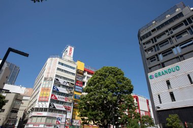 Şehir manzarası arka plan görüntüsü, şehir konsepti 