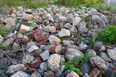 Caddedeki taşların yakın çekim görüntüsü 