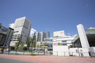 Modern şehir manzarası arka plan görüntüsü, şehir konsepti 