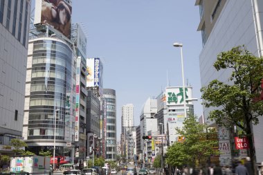 Modern şehir arka plan görüntüsü, şehir manzarası konsepti