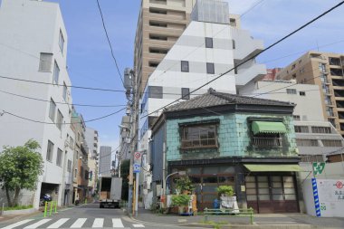 Şehir manzarası arka plan görüntüsü, şehir konsepti 