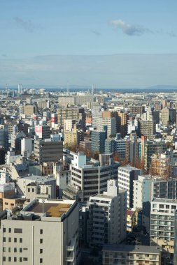 Modern şehir manzarası arka plan görüntüsü, şehir konsepti 