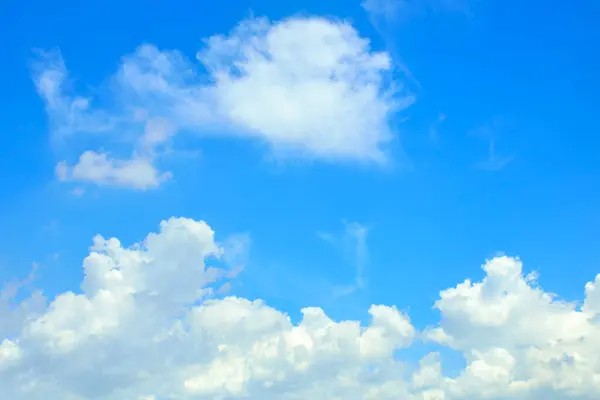 Modrá Obloha Mraky Pozadí — Stock fotografie