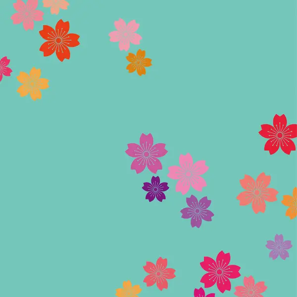 Nahtlose Florale Muster Abstrakter Hintergrund Illustration — Stockfoto