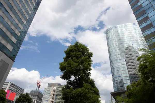 Edificios Modernos Ciudad Tokio Japón —  Fotos de Stock