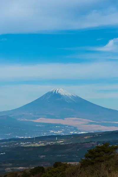 山中湖山中湖の美しい山富士の風景 — ストック写真