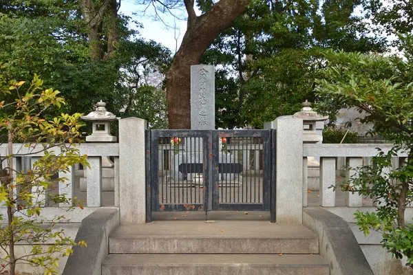 Вид Традиционное Старое Кладбище Японии — стоковое фото
