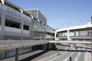 Modern şehir manzarası arka plan görüntüsü, şehir konsepti 