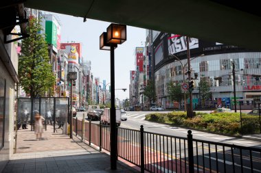 Modern şehir manzarası arka plan görüntüsü, şehir konsepti 