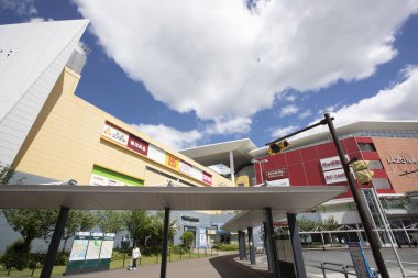 Şehir manzarası arka plan görüntüsü, şehir konsepti 