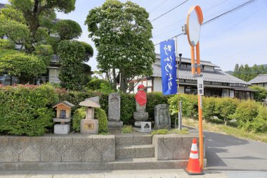 Japon tarihi tapınağı manzarası, Japonya