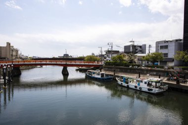 Şehir manzarası arka plan görüntüsü, şehir konsepti 