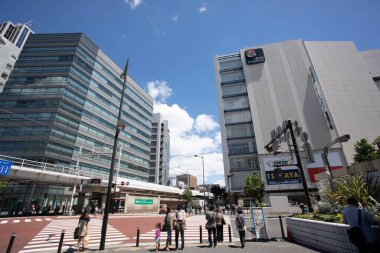 Şehir manzarası arka plan görüntüsü, şehir konsepti 