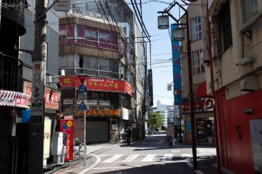 Modern şehir manzarası arka plan görüntüsü, şehir konsepti 