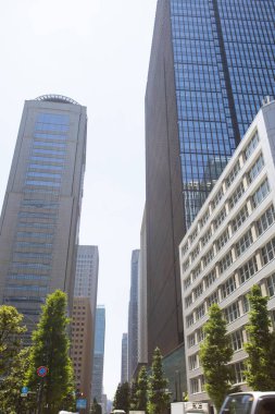 Japonya 'daki modern yüksek binalar