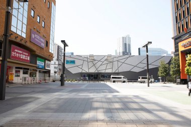 Modern şehir manzarası arka plan görüntüsü, şehir konsepti 