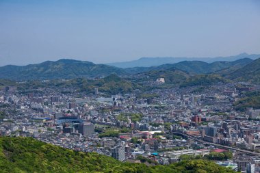 Şehir manzarası arka plan görüntüsü, şehir konsepti 