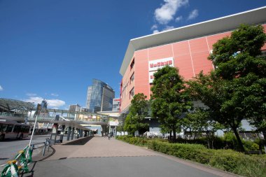 Şehir manzarası arka plan görüntüsü, şehir konsepti 