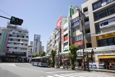 Modern şehir manzarası arka plan görüntüsü, şehir konsepti 