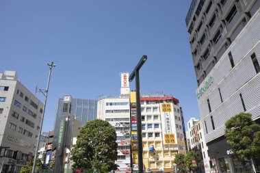 Modern şehir manzarası arka plan görüntüsü, şehir konsepti 