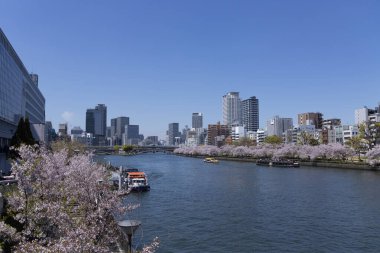 Modern şehir manzarası arka plan görüntüsü, şehir konsepti 