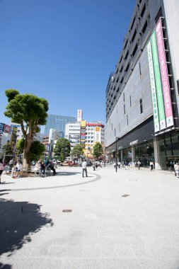 Modern şehir manzarası arka plan görüntüsü, şehir konsepti 