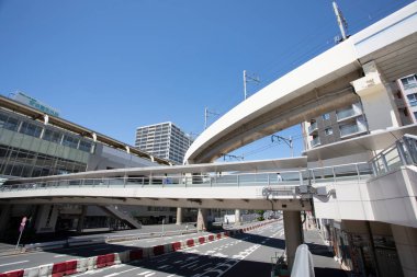 Modern şehir manzarası arka plan görüntüsü, şehir konsepti 