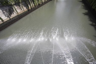 Modern şehir manzarası arka plan görüntüsü, şehir konsepti 