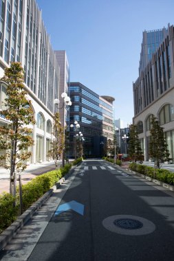 Şehir manzarası arka plan görüntüsü, şehir konsepti 