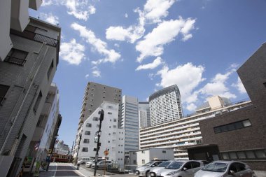 Japonya 'daki modern yüksek binalar