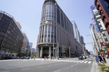 Modern şehir manzarası arka plan görüntüsü, şehir konsepti 