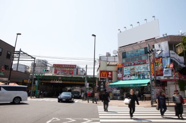 Modern şehir manzarası arka plan görüntüsü, şehir konsepti 